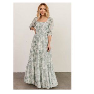 Baltic Born - Bailey Eyelet Maxi Dress in Sage - Great Maternity Dress